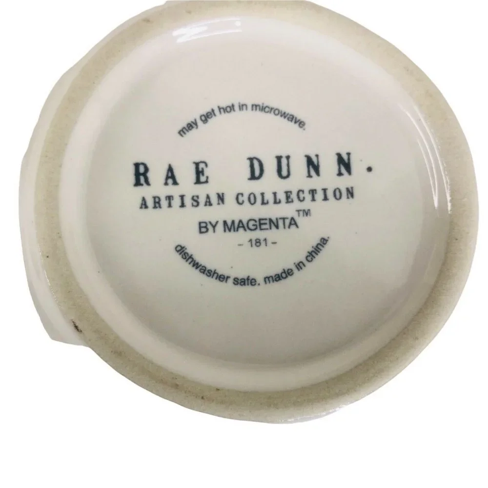 New Rae Dunn Thanksgiving‎ GOBBLE Spoon Rest Black Lettering Artisan Collection